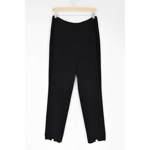 CHICOS travelers slinky pull on pants black size 1 / MED (8) women's